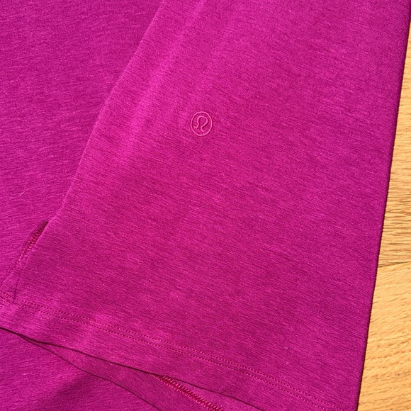 Lululemon classic fit cotton blend Sleeveless Magenta pink mini Dress size 4 - Picture 4 of 8